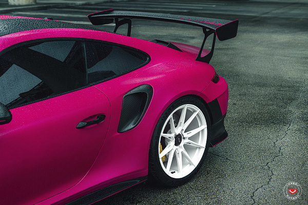 Фото дисков Vossen EVO-2R Белый глянец на Porsche 911 VII