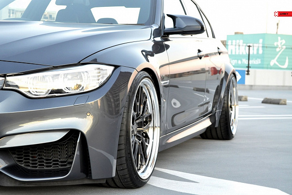 Фото дисков Anrky RS1 Черный сатин на BMW 3/M3 (F3x/F80)