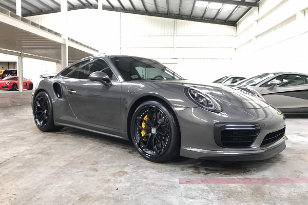 Фото дисков HRE S201 Черный сатин на Porsche 911 VII
