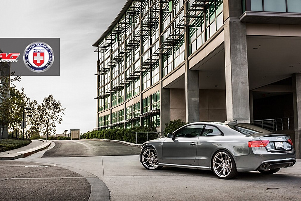 Фото дисков HRE P101 Сатиновый тонированный лак на Audi A/S/RS 5 (8T)