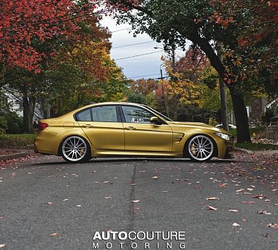 Фото дисков HRE 303M на BMW 3/M3 (F3x/F80)