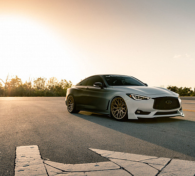 Фото дисков Vossen HF-2 на Infiniti Q60 II