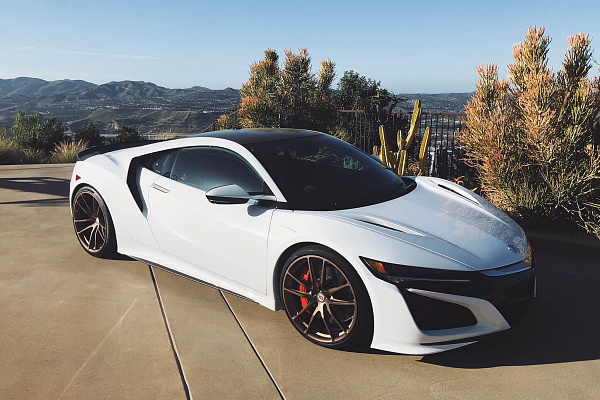 Фото дисков HRE P104 Сатиновая бронза на Acura NSX II