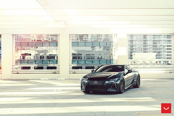 Фото дисков Vossen HF-4T Глянцевый графит на Lexus LC 500