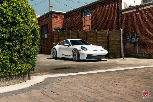 Фото дисков Vossen S21-02 Глянцевый тонированный лак на Porsche 911 VIII