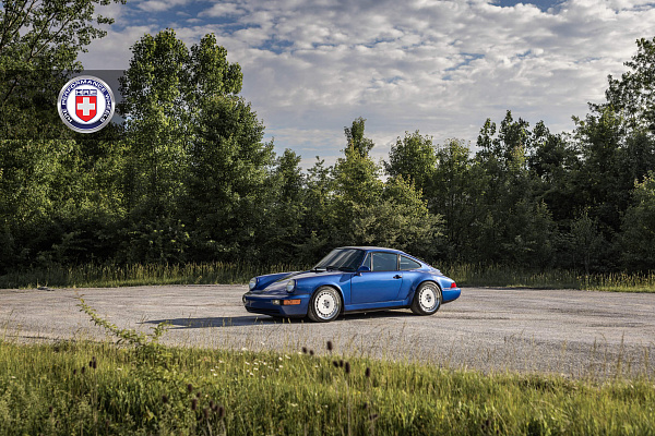 Фото дисков HRE 935 Белый глянец на Porsche 911 III