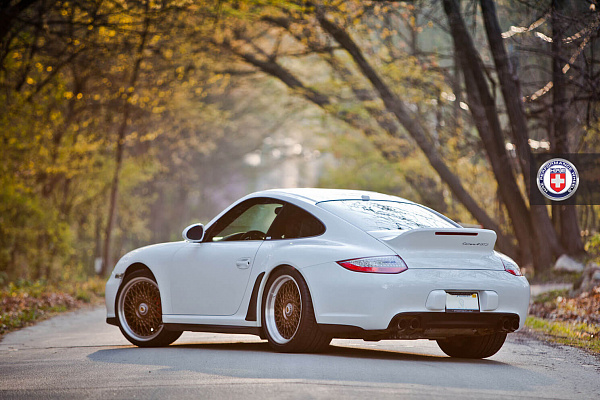 Фото дисков HRE 501 Сатиновая бронза на Porsche 911 VI