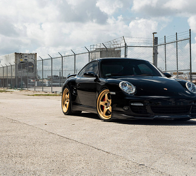 Фото дисков HRE 527 на Porsche 911 VI