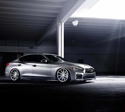 Фото дисков Vossen CVT на Infiniti Q50