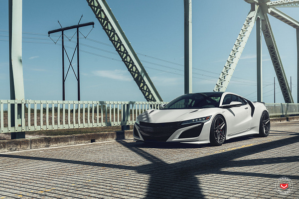 Фото дисков Vossen EVO-1R Глянцевый темный лак на Acura NSX II