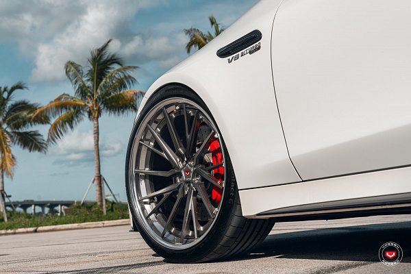 Фото дисков Vossen M-X4T (3-Piece) Глянцевый темный лак на Mercedes-Benz AMG GT I