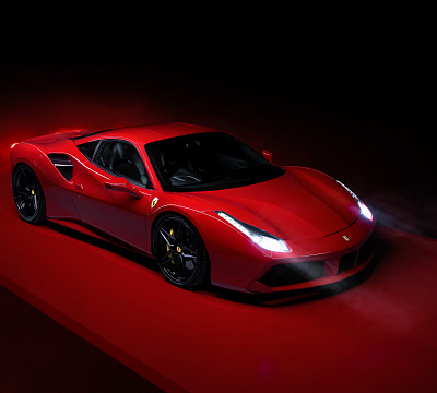 Фото дисков Vossen EVO-1 (3-Piece) на Ferrari 488
