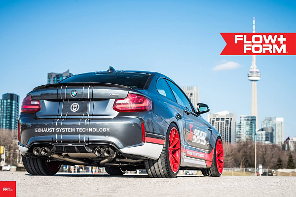 Фото дисков HRE FF04 Красный глянец на BMW 2/M2 (F22/F87)