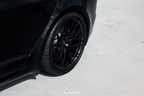 Фото дисков Anrky S1-X1 Черный сатин на Tesla Model S