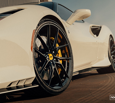 Фото дисков NOVITEC NF8 на Ferrari F8