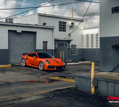 Фото дисков Vossen RS92 на Porsche 911 VIII