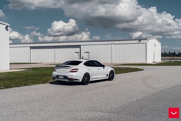 Фото дисков Vossen HF-5 Черный глянец на Genesis G70