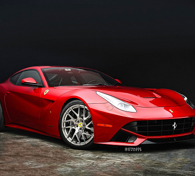 Фото дисков Strasse Wheels SM7T Deep Concave Monoblock на Ferrari F12