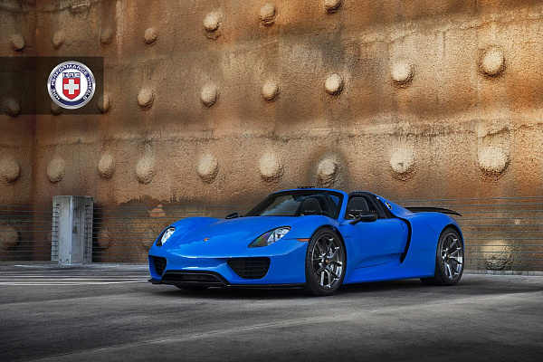 Фото дисков HRE P101 Глянцевый темный лак на Porsche 918 Spyder