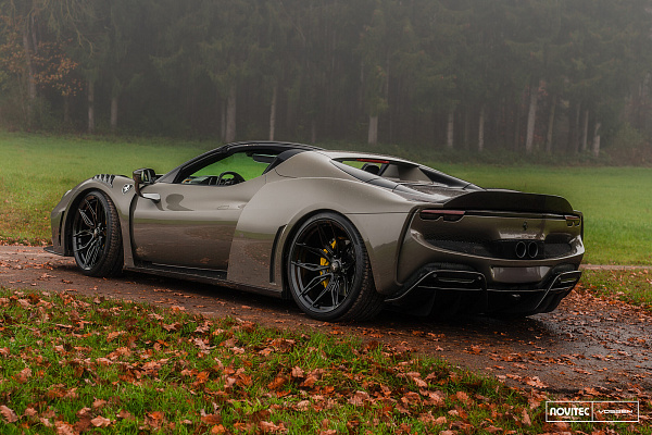 Фото дисков NOVITEC NF11 Черный глянец на Ferrari 296
