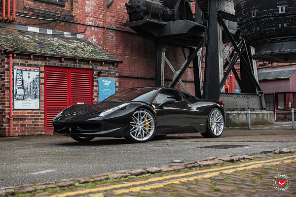 Фото дисков Vossen S21-02 Глянцевый лак на Ferrari 458