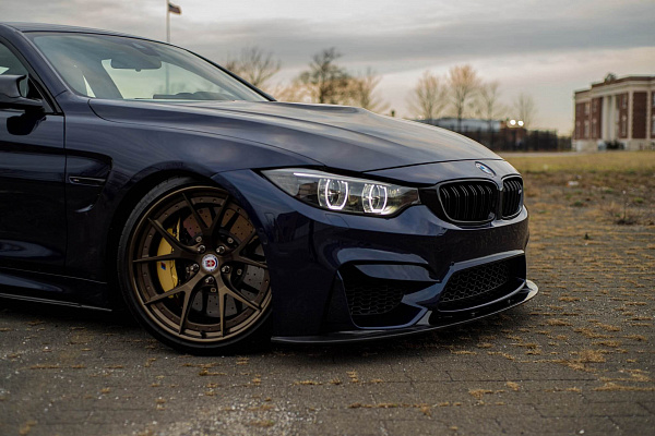 Фото дисков HRE S101 Сатиновая бронза на BMW 4/M4 (F32/F82)