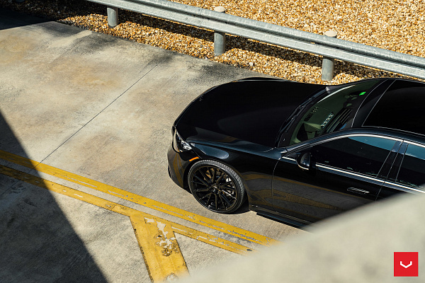 Фото дисков Vossen HF-4T Черный глянец на Mercedes-Benz S-Class (W223)