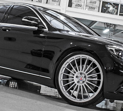 Фото дисков HRE 309M на Mercedes-Benz S-Class (W222, C217)