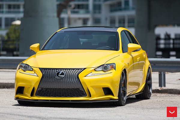 Фото дисков Vossen CV3 Глянцевый графит на Lexus IS II