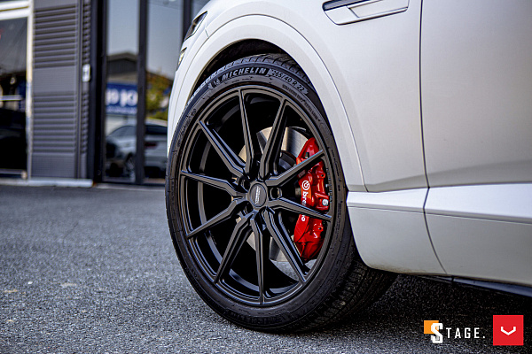 Фото дисков Vossen HF-3 Черный сатин на Genesis GV80