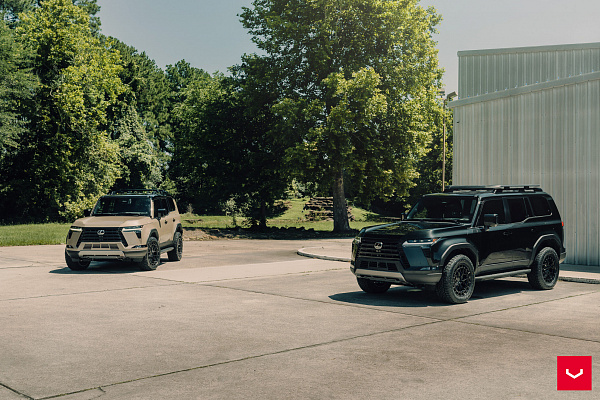 Фото дисков Vossen HFX-1 (6-Lug) Черный глянец на Lexus GX III