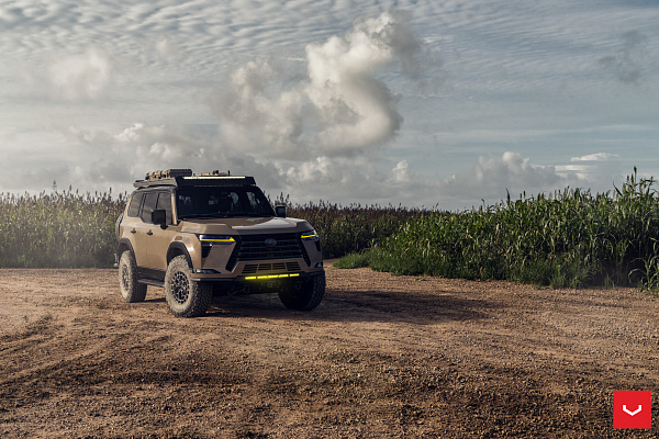 Фото дисков Vossen HFX-1 (6-Lug) Черный глянец на Lexus GX III