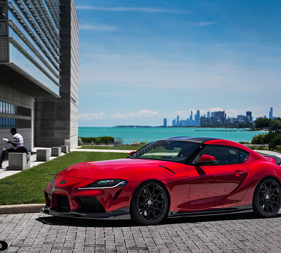 Фото дисков HRE FF10 на Toyota Supra A90