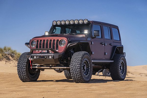 Фото дисков Black Rhino SENTINEL Черный сатин на Jeep Wrangler IV (JL)