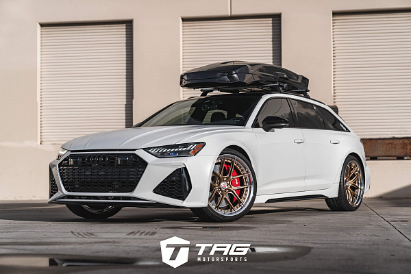 Фото дисков HRE S101SC Глянцевое темное золото на Audi A/RS 6 (C8)