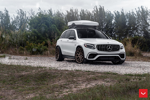 Фото дисков Vossen HF-2 Сатиновая бронза на Mercedes-Benz GLC (X253, C253)