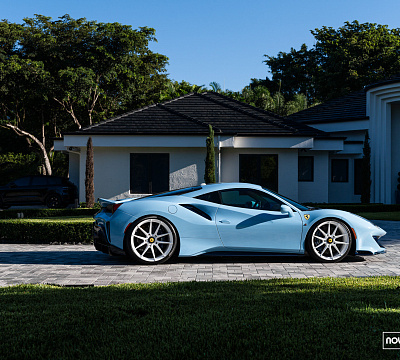 Фото дисков NOVITEC NF10 на Ferrari 488
