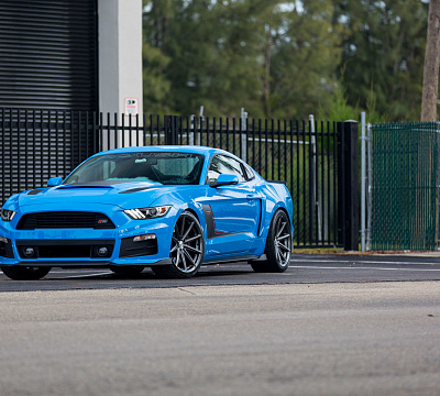 Фото дисков Vossen VFS-10 на Ford Mustang VI