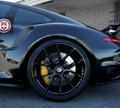 Фото дисков HRE P101 на Porsche 911 VII