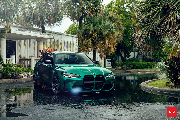 Фото дисков Vossen HF-1 Сатиновый графит на BMW 3/M3 (G2x/G80)