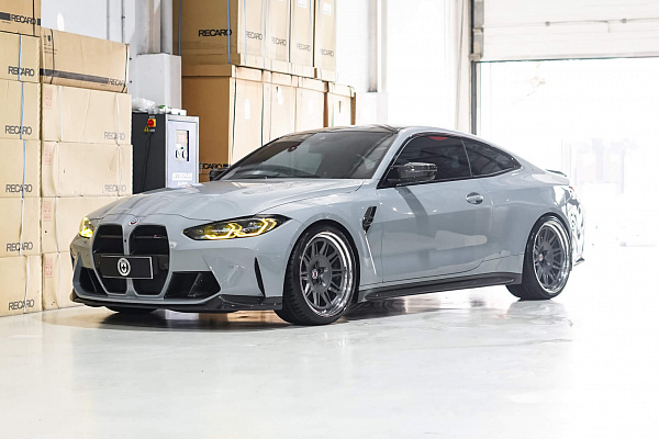 Фото дисков HRE 528 Сатиновый графит на BMW 4/M4 (G22/G82)