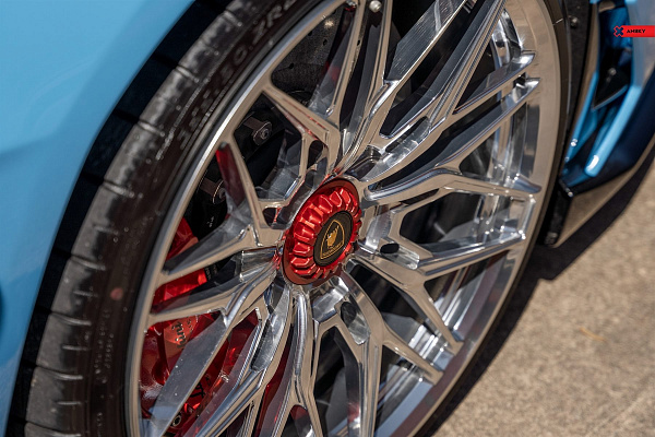 Фото дисков Anrky S1-X1 Полированный лак на Lamborghini Aventador