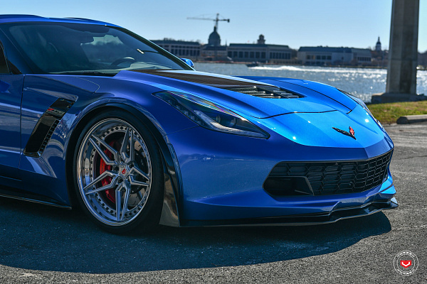 Фото дисков Vossen M-X1 (3-Piece) Глянцевый лак на Chevrolet Corvette C7