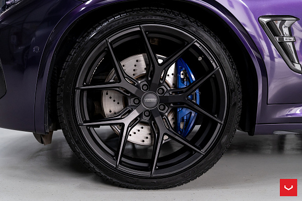 Фото дисков Vossen HF-5 Черный сатин на BMW X3/X3 M (G01/F97)
