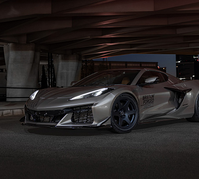 Фото дисков Brixton Forged RS01 на Chevrolet Corvette C8