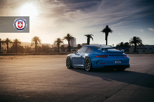 Фото дисков HRE R101 Черный сатин на Porsche 911 VII