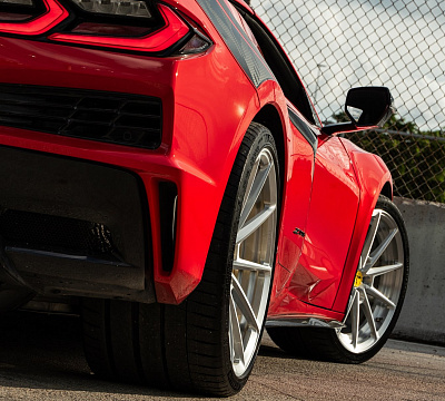 Фото дисков Anrky AN28 на Chevrolet Corvette C8