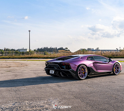Фото дисков Anrky S3-X0 на Lamborghini Aventador