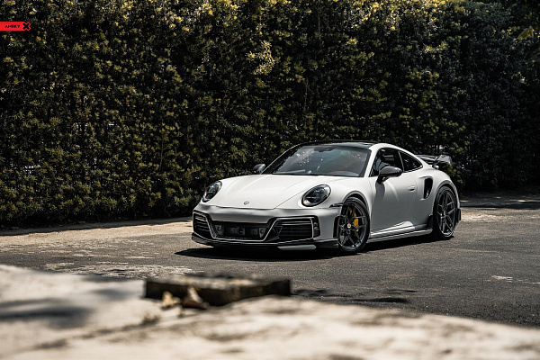 Фото дисков Anrky S1-X4 Глянцевый темный лак на Porsche 911 VIII
