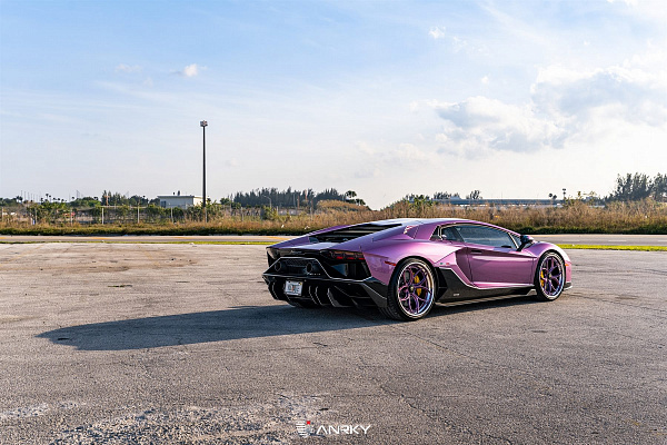 Фото дисков Anrky S3-X0 Другой цвет на Lamborghini Aventador